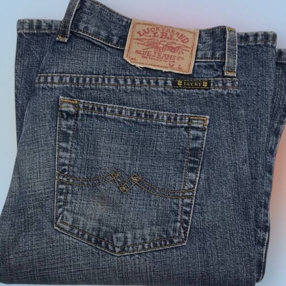 LUCKY BRAND Women’s 6 Sweeper Jeans Blue - Picture 4 of 5